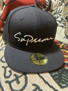 Supreme NEWERA 59FIFTY キャップ ネイビー 7 1/2 - メルカリ