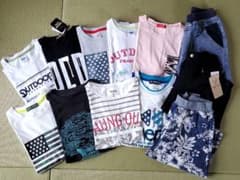 男の子まとめ売り12点Tシャツ・パンツ150～160cmのサムネイル