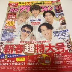 月刊ザ・テレビジョン2021年2月号関ジャニさん表紙（抜けあり）のサムネイル