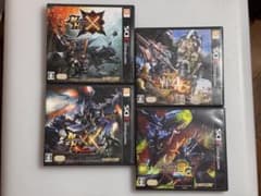 モンハンセット 3DS ソフト 4本セット まとめ売りのサムネイル
