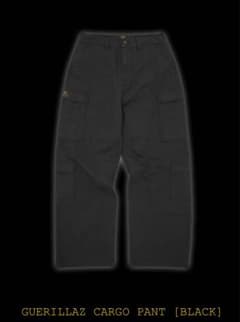 CORTEIZ GUERILLAZ CARGO PANT BLACK