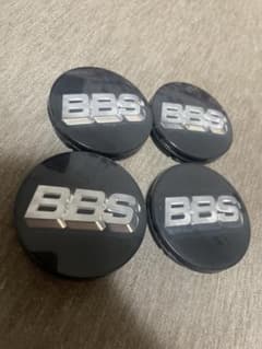 即購入OK BBS センターキャップ 黒銀文字 ゴールド リング付タイプ 