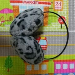 耳あて、ヒョウ柄♡のサムネイル