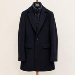 ⭐︎ 美品 【HERNO ヘルノ】チェスターコート ライナー付き ネイビー