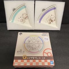 포켓몬 이치 반 쿠지 포켓피스 G상 피자형 플레이트 2개 세트