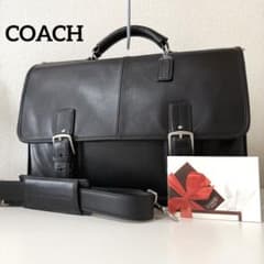 COACH コーチ トンプソン 2way ビジネスバッグ ブラック 06455 - メルカリ