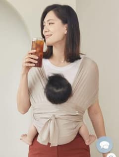 コニー　抱っこ紐サマー　ベージュ　XSのサムネイル