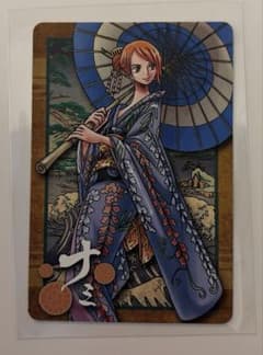 希少)ワンピース ナミ 和装 カード - メルカリ