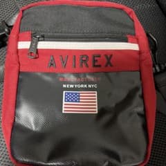 AVIREX ショルダーバッグ レッド ブラックのサムネイル
