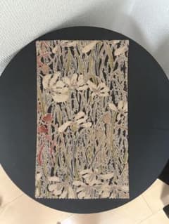 洗える半衿 大野ちりめん 草花模様のサムネイル
