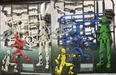 戦闘フィギュア ホワイト＆ブルーセット 13.4cm 新品 未開封 匿名配送