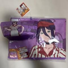 ラウンドワン限定 チェンソーマン マフラータオル ポーチ セット レゼ