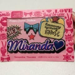 サマンサタバサ ワッペンステッカーのサムネイル