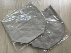 鉢カバー(灰色)2個　布のような紙製/多用途/洗濯可のサムネイル
