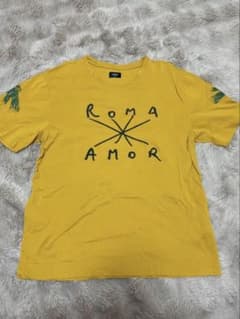 【定価7万弱】FENDI ROMA AMOR Tシャツ イエローのサムネイル