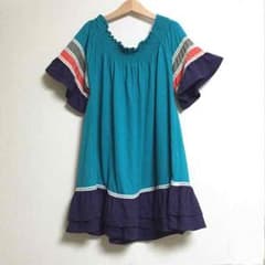 izz様専用☆NICE CLAUP 半袖カラフルチュニックのサムネイル