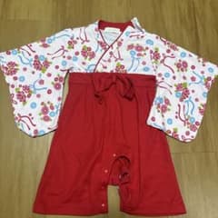 Kevina 袴ロンパース 80cm 花柄のサムネイル