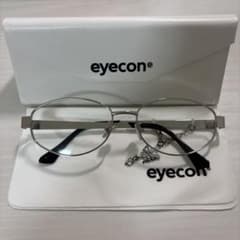 eyecon メガネ シルバー バタフライチャーム付きのサムネイル