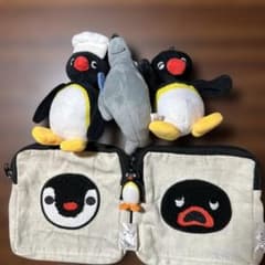 E*i様 ピングー ぬいぐるみ マスコット ポーチ セット　ガチャガチャのサムネイル