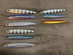 【メジャークラフト】ジグパラ 100g 120g 150g 9本 【8本未使用】のサムネイル