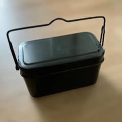 黒 金属製飯盒 レトロ - メルカリ