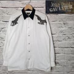 美品・希少◇Jean Paul GAULTIER 鷲刺繍デザイン 長袖シャツ 白 - メルカリ