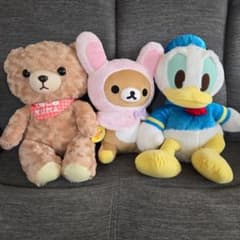 ドナルド　くま　リラックマ　ぬいぐるみ