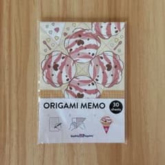 【新品】サーティワン　オリジナル　折り紙メモ メモ帳　メッセージカード