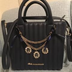 ジュエルリボンミニショルダーバッグ　ネイビーのサムネイル