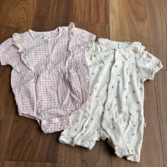 ロンパース・カバーオール 2点セット ベビー服 70サイズ 80サイズのサムネイル