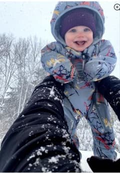 ❤︎BURTON❤︎ ベビー バディー バンティングスーツレオパード柄　85cm ベビー Burton バディー バンティングスーツ | ベビー アウターウェア