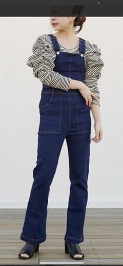 ストレッチデニムサロペットのサムネイル