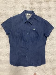 LACOSTE デニムシャツ 半袖 40のサムネイル
