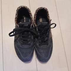 New Balance 996 ブラック スニーカー レオパード柄 - メルカリ
