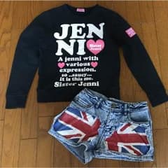 JENNIトレーナーショートパンツ 150cm 160cmのサムネイル