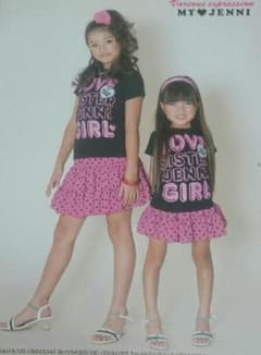 値引きしました！JENNI♥Tシャツ&ドットスカート2点セット売りのサムネイル