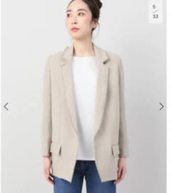 限界値下げです！Plage 麻　オフホワイト　フリンジジャケットのサムネイル