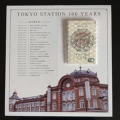 Suica　東京駅100周年記念Suica　台紙付きのサムネイル