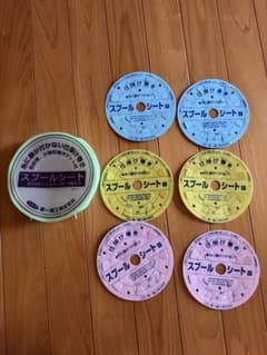 第一精工 仕掛け巻き スプールシート EVAケース入 中 6枚　　オマケで小3枚のサムネイル
