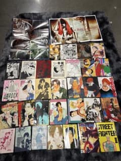 KOF ストリートファイター 同人誌 斑鳩 草薙京 b2ポスター　まとめ売り KOF ストリートファイター 同人誌 斑鳩 草薙京 b2ポスター まとめ売り
