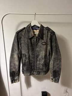 JUNYA WATANABE MAN ヴィンテージ加工ライダースジャケット - メルカリ