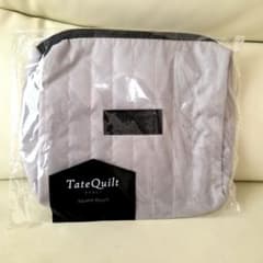TateQuilt Square Pouch グレーのサムネイル