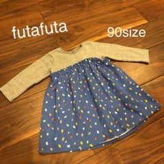 値下げ＊futafuta＊90＊ワンピースのサムネイル
