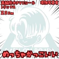 트렁크 씰 드래곤 볼 DBZ 자전거 자동차 방수 국내 20cm [잔 5]