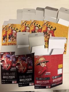 ONE PIECEカードゲーム 世界最強の戦士 空箱 5個 受け継がれる意志