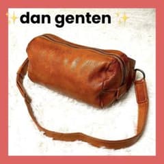 ✨dan genten ✨ボディバッグ 山羊革 レザー 日本製 ブラウン - メルカリ