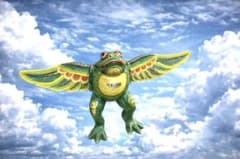 ⭐️空飛ぶカエル⭐️木製オブジェ⭐️バリ島 アジアン雑貨⭐️大型 