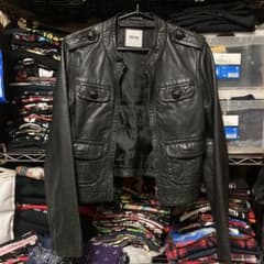 MOSCHINO CHEAPANDCHIC ラムレザージャケット サイズ40のサムネイル