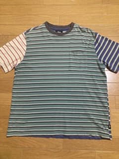 STUSSY ボーダー ポケットTシャツのサムネイル