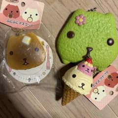 스퀴즈 카피바라 씨 팬케이크 아이스크림 쿠키 마스코트